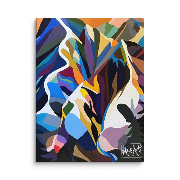 Canvas Mountain Wall Art Print-12″×16″-HausArt-Salida-Colorado-Custom-Mountain-Wall-Art