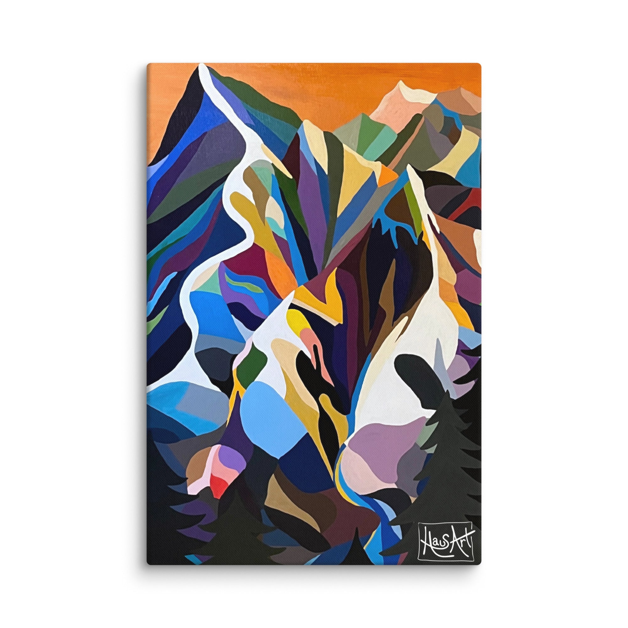 Canvas Mountain Wall Art Print-16″×24″-HausArt-Salida-Colorado-Custom-Mountain-Wall-Art