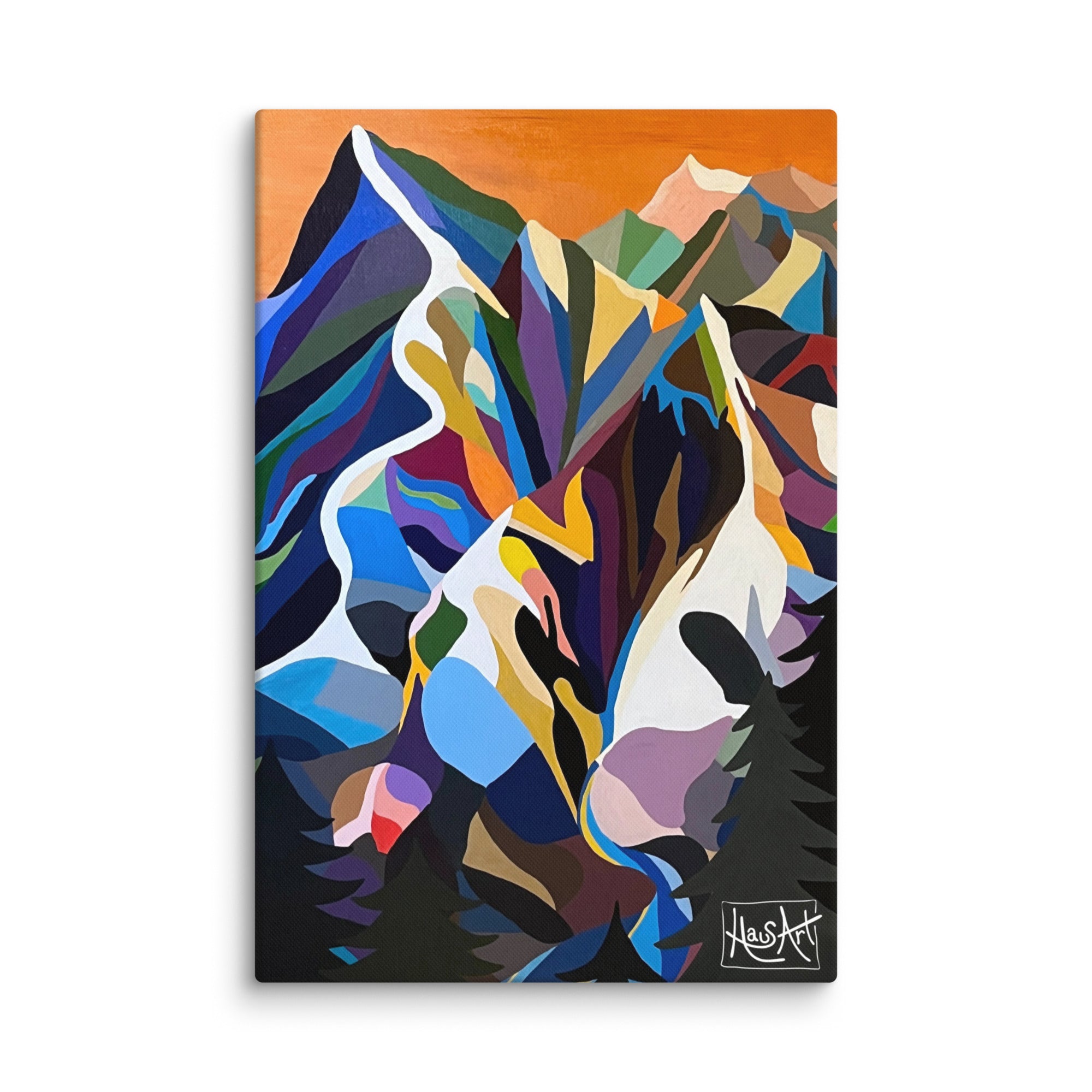 Canvas Mountain Wall Art Print-20″×30″-HausArt-Salida-Colorado-Custom-Mountain-Wall-Art