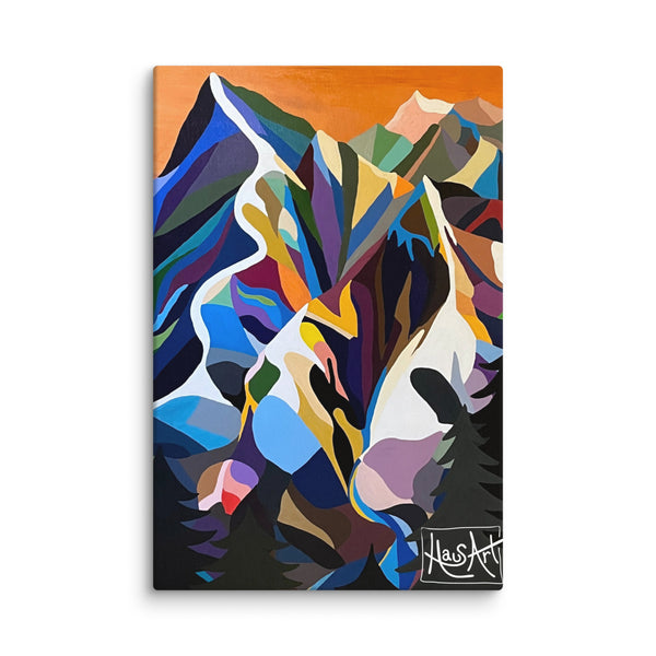 Canvas Mountain Wall Art Print-24″×36″-HausArt-Salida-Colorado-Custom-Mountain-Wall-Art