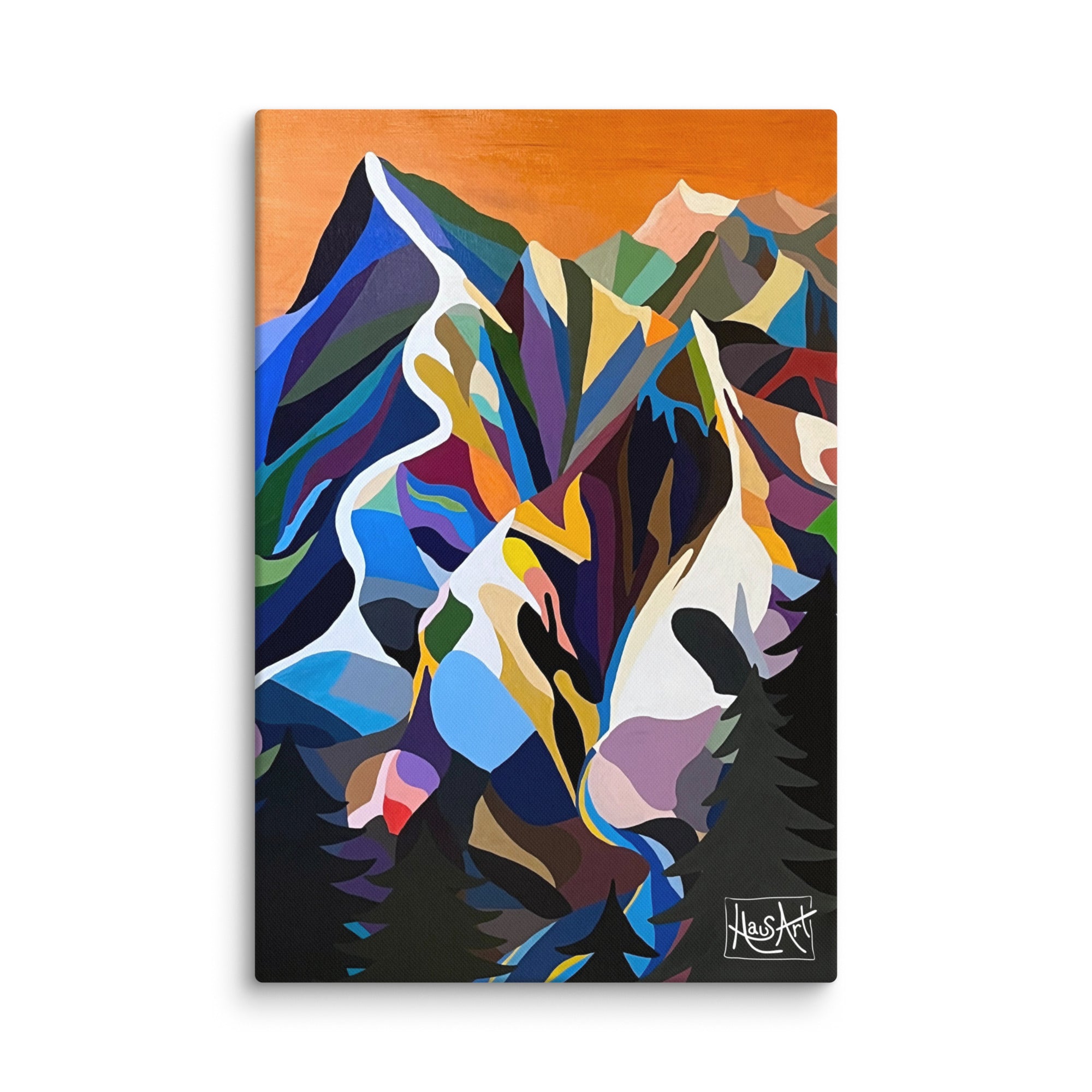 Canvas Mountain Wall Art Print-40″×60″-HausArt-Salida-Colorado-Custom-Mountain-Wall-Art