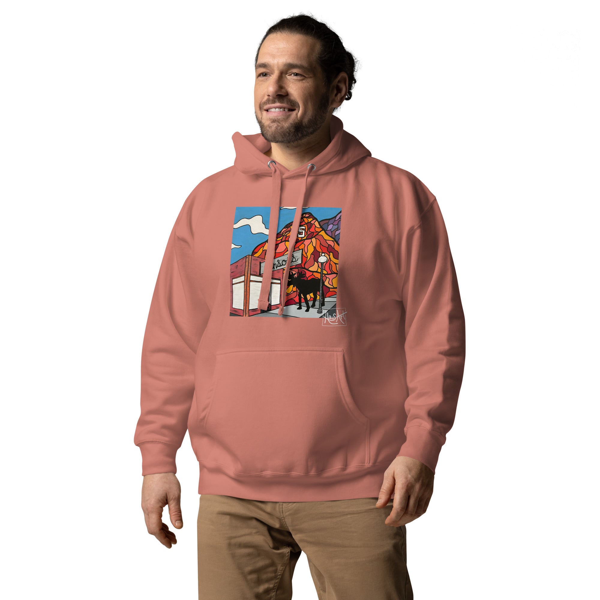 Unisex Hoodie - Benson's & S Mountain-HausArt-Salida Colorado Custom Mountain Hoodie