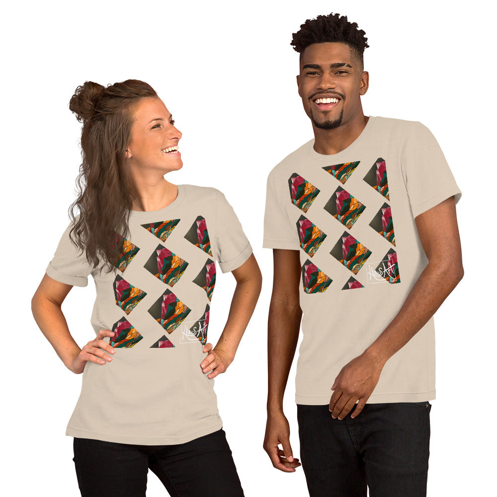 Unisex T-shirt-Soft Cream-XS-HausArt Salida Colorado Custom Mountain T-Shirt