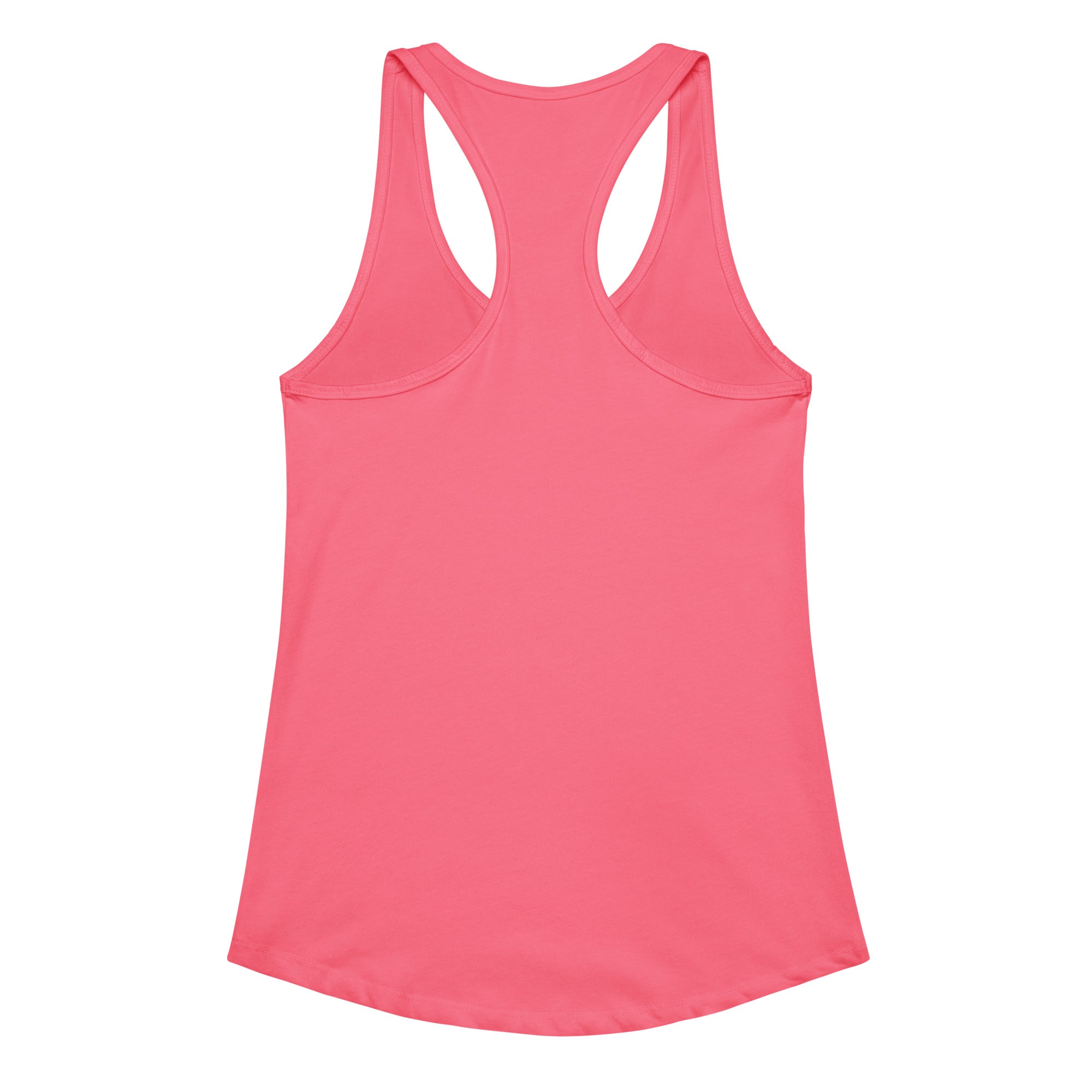 Women’s fitted racerback tank top-Hot Pink-XS-HausArt-Salida-Colorado-Custom-Mountain-Apparel